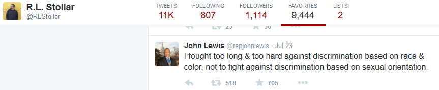 RL Stollar -fav LGBT equated with race