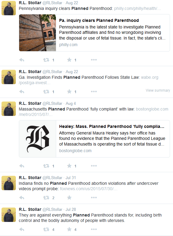 RL Stollar -planned parenthood